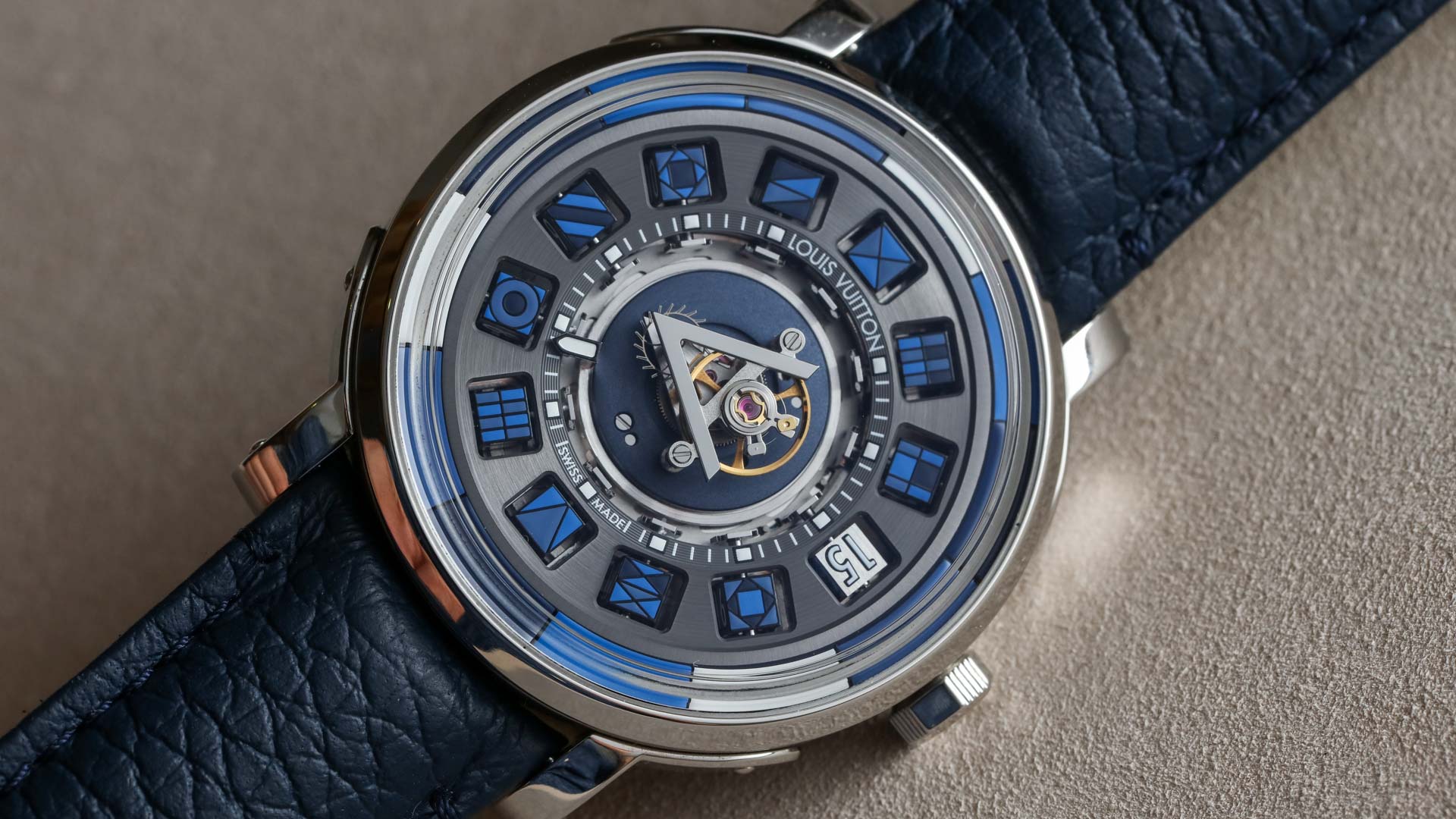 louis vuitton spin time watch