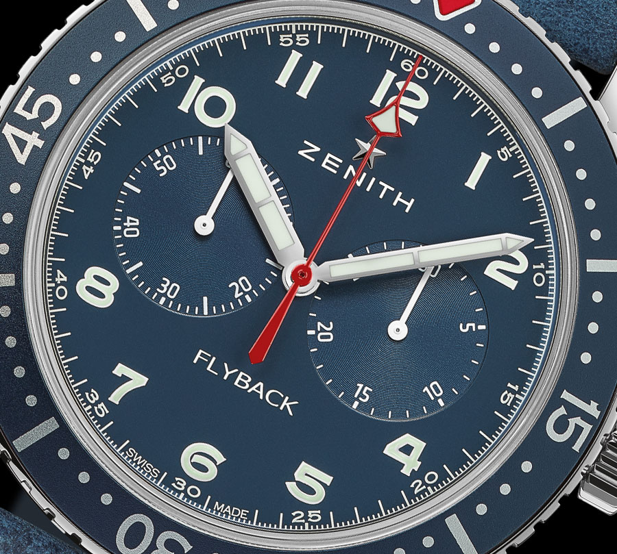 Zenith Pilot Cronometro Tipo CP-2 USA Edition dial