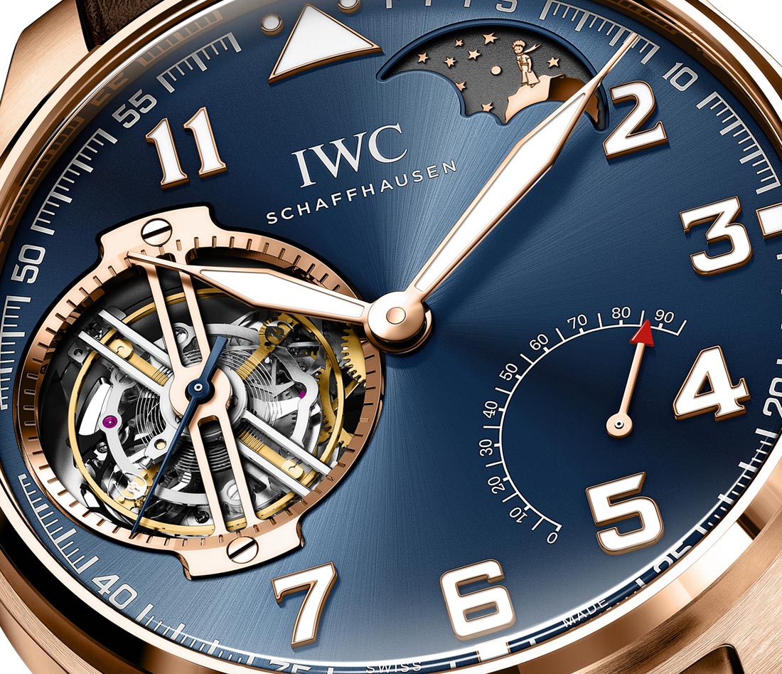 IWC Big Pilot's Watch Constant-Force Tourbillon Edition 'Le Petit Prince' dial