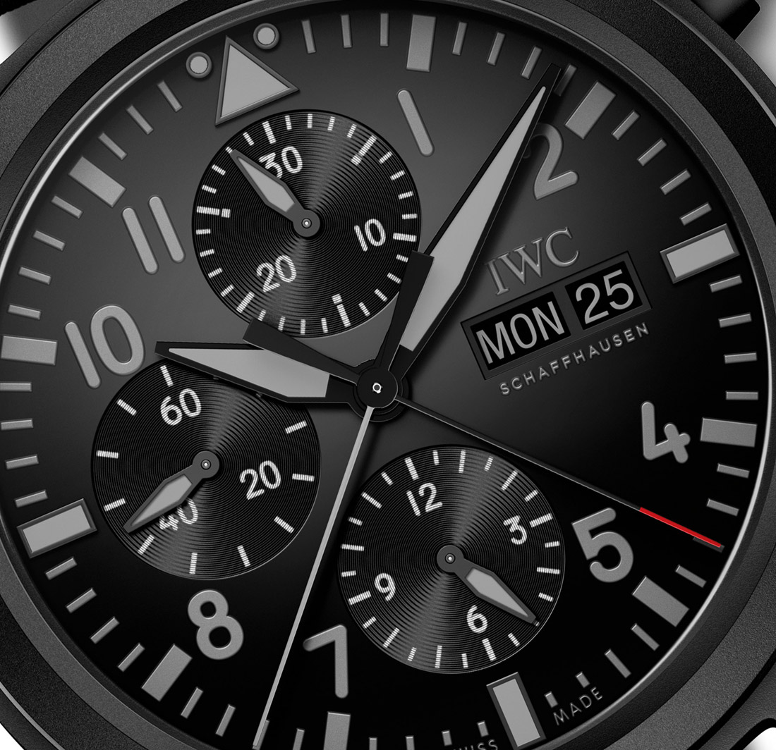 IWC Pilot's Watch Double Chronograph Top Gun Ceratanium For SIHH 