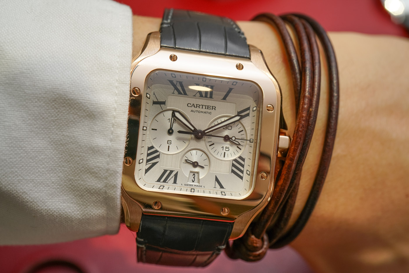 cartier-santos-chronograph-WGSA0017-on-the-wrist