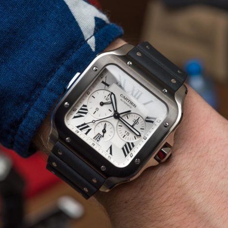 Cartier Santos Chronograph Watch New For 2019 Hands-On | aBlogtoWatch