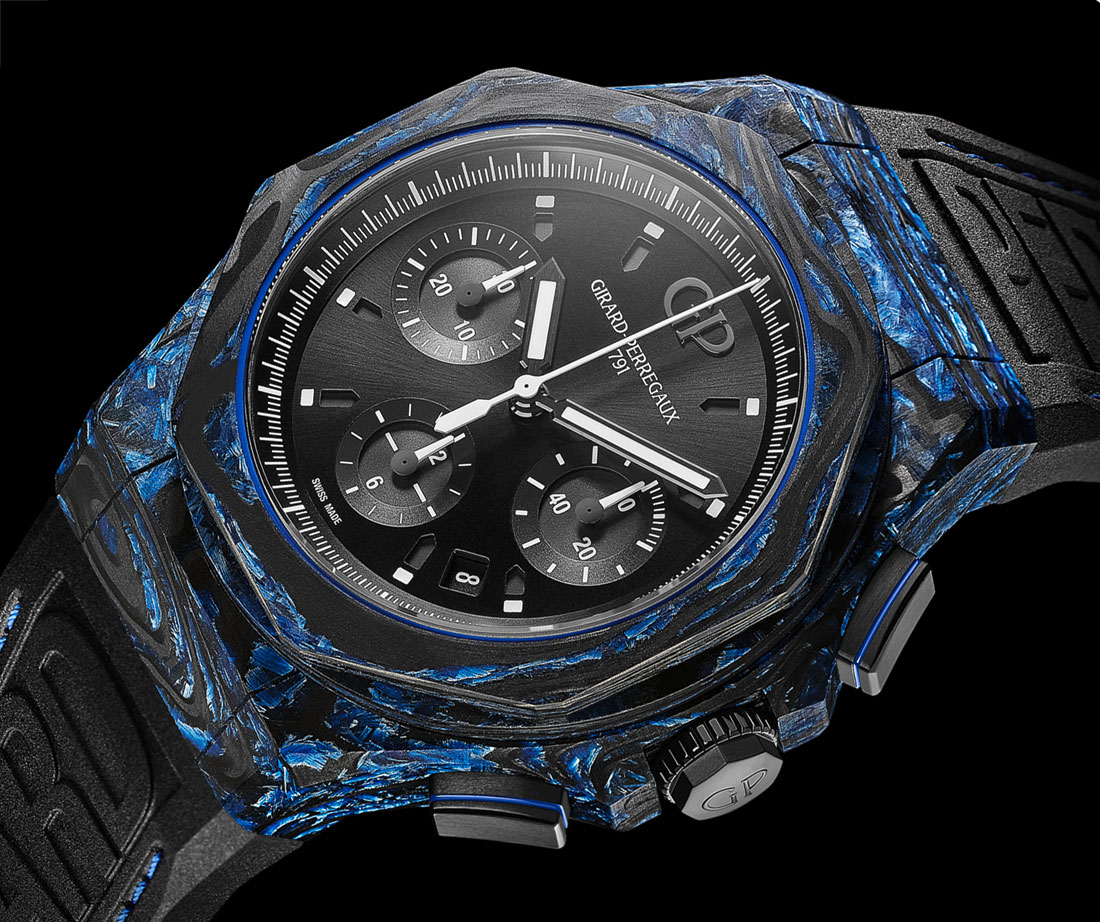 Girard-Perregaux Laureato Absolute carbon glass chronograph