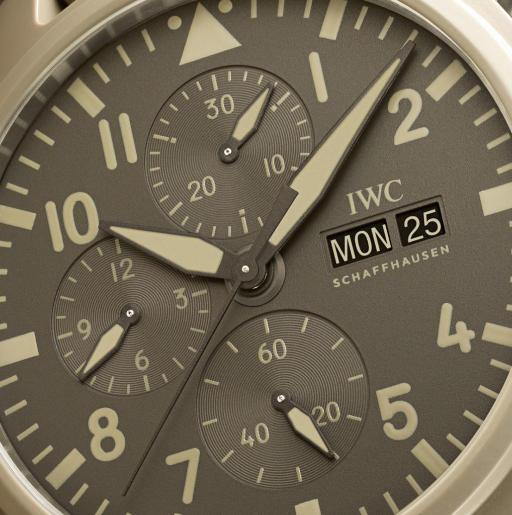 IWC Pilot’s Watch Chronograph TOP GUN Edition Mojave Desert dial