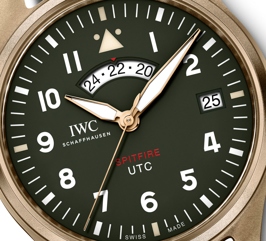 IWC Pilot’s Watch Spitfire UTC dial
