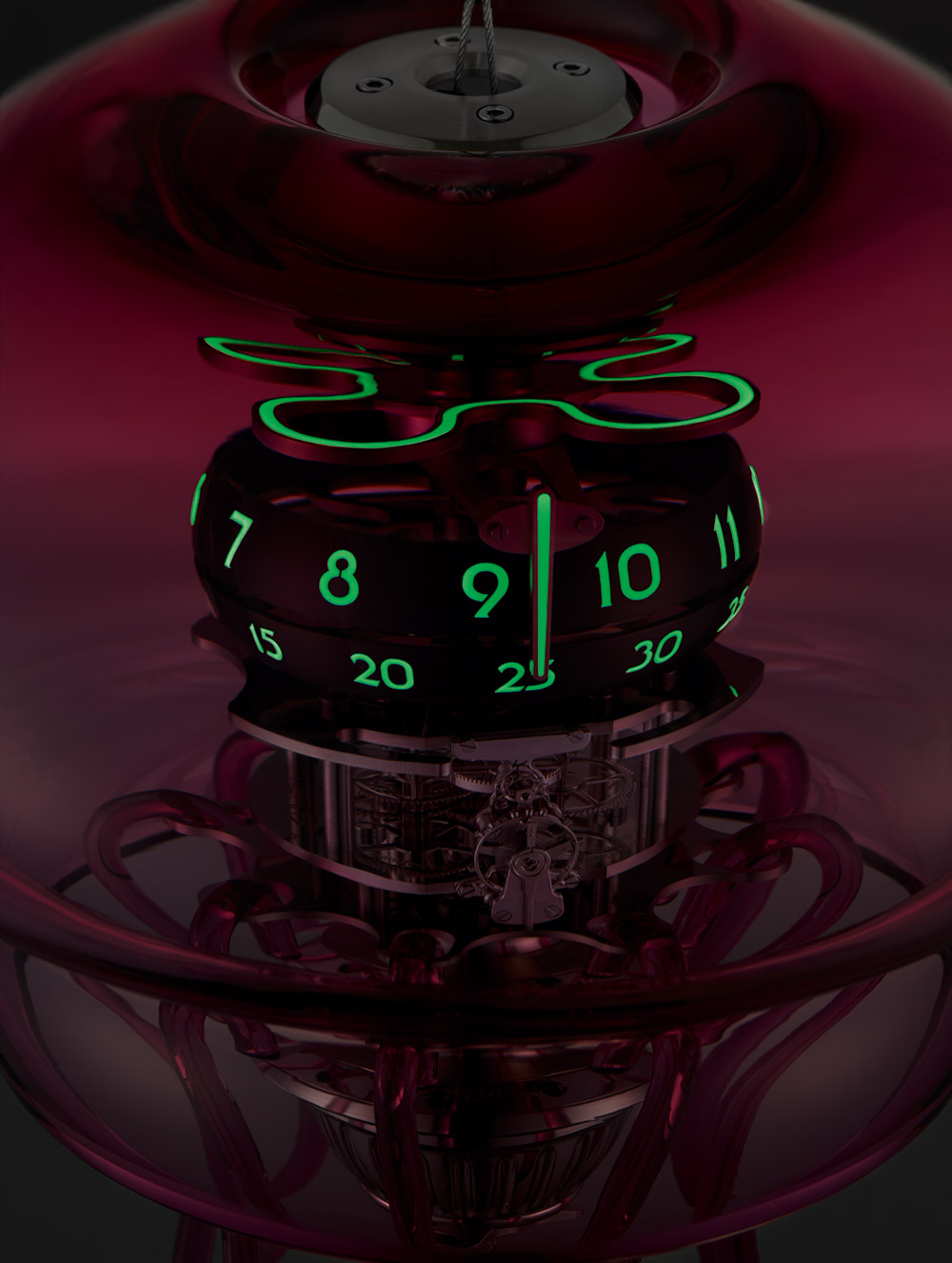 MB&F Medusa Clock By L'Epée lume