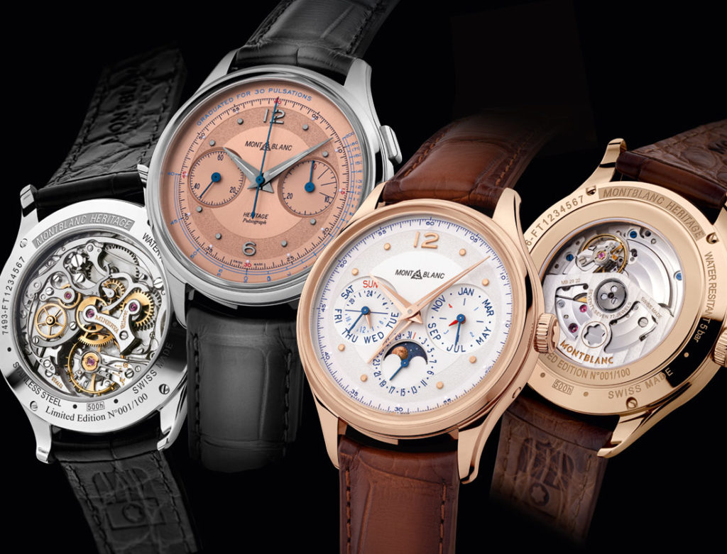 Montblanc Heritage Manufacture Perpetual Calendar & Pulsograph Watches