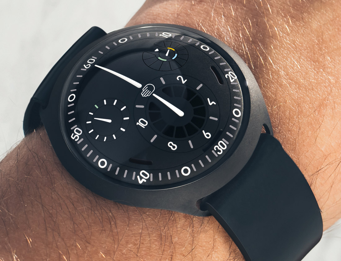 Ressence Type 2 Watch With e-Crown wrist