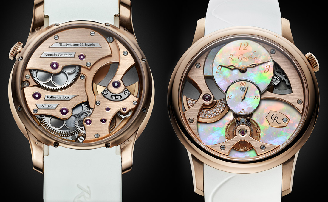 Romain Gauthier Insight Micro-Rotor Lady Opal front and back
