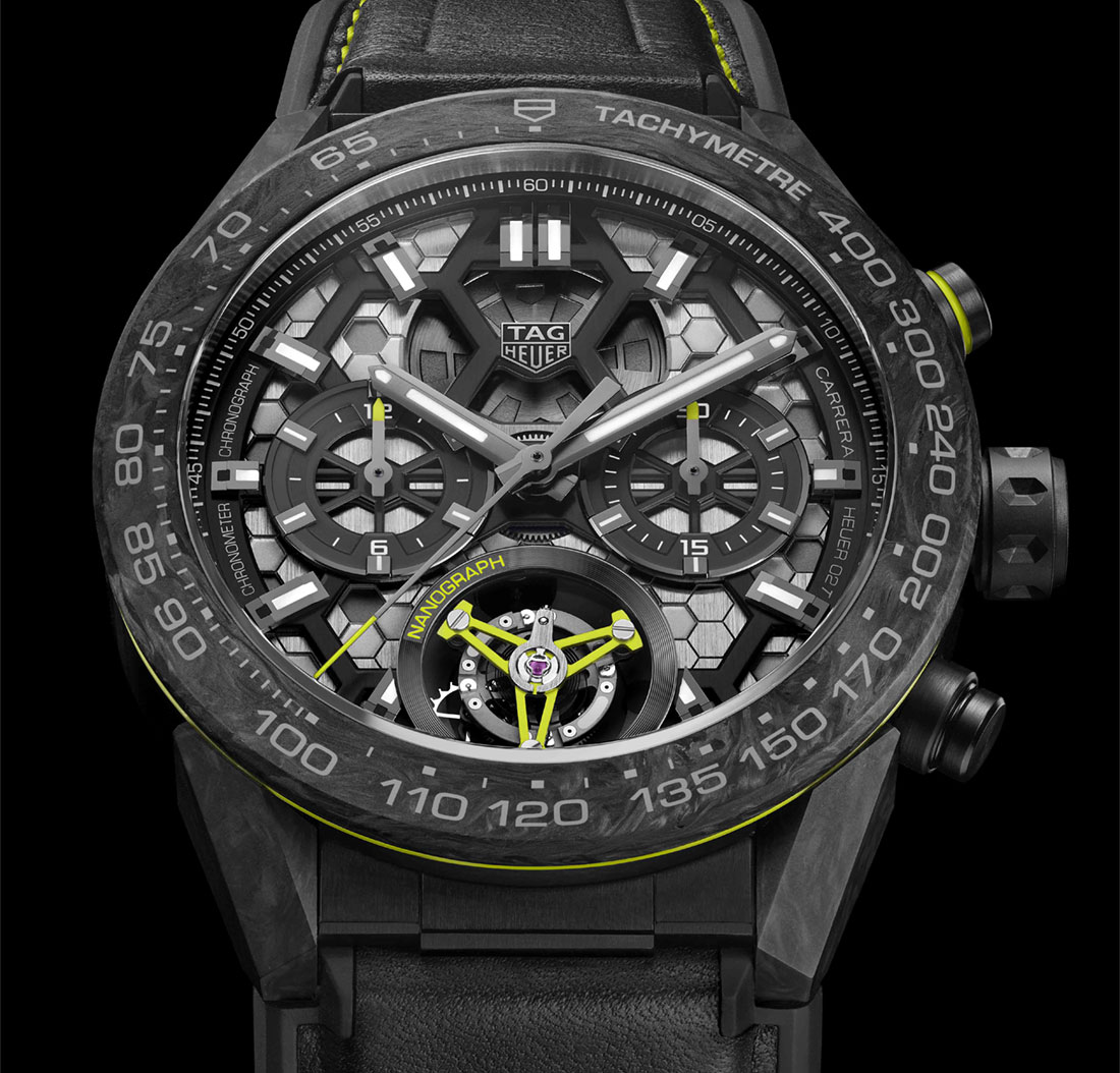 TAG Heuer Carrera Calibre Heuer 02T Tourbillon Nanograph watch