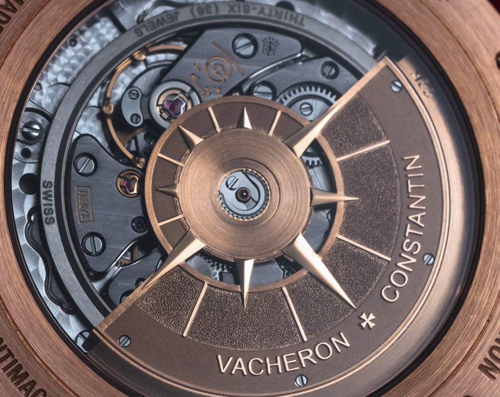 Vacheron Constantin Overseas Perpetual Calendar Ultra-Thin caseback movement rotor