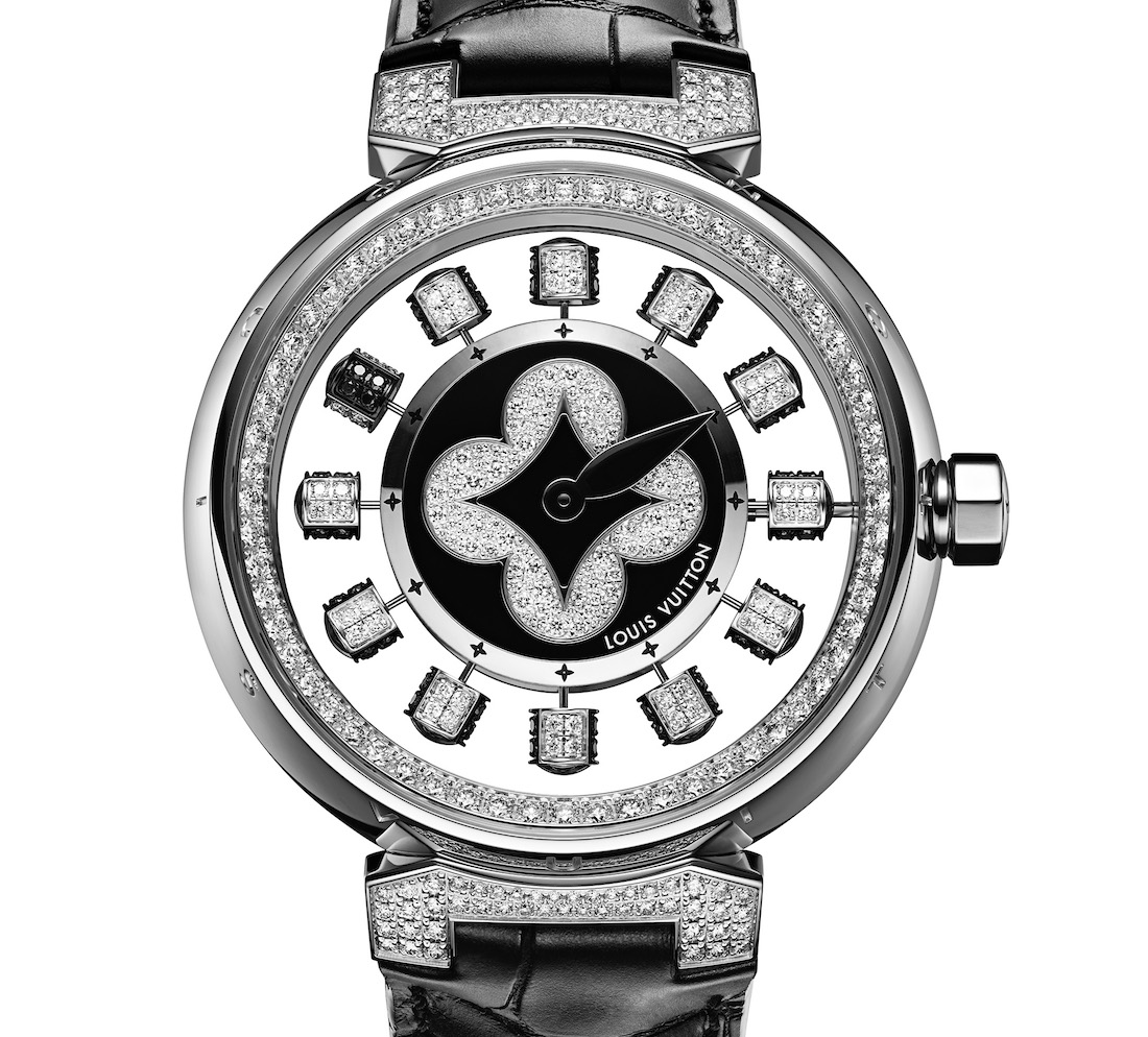 Louis-Vuitton-Tambour-Spin-Time-Air-Watch-Daimond-Studded