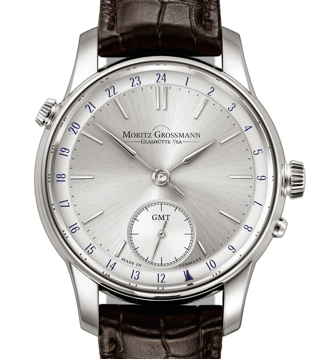 Moritz-Grossman-GMT-Watch-Argenté-White-Gold