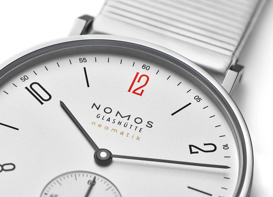 NOMOS-Glashuette-Tangente-Doctors-Without-Borders-Watches-Red-Twelve-Close-Up