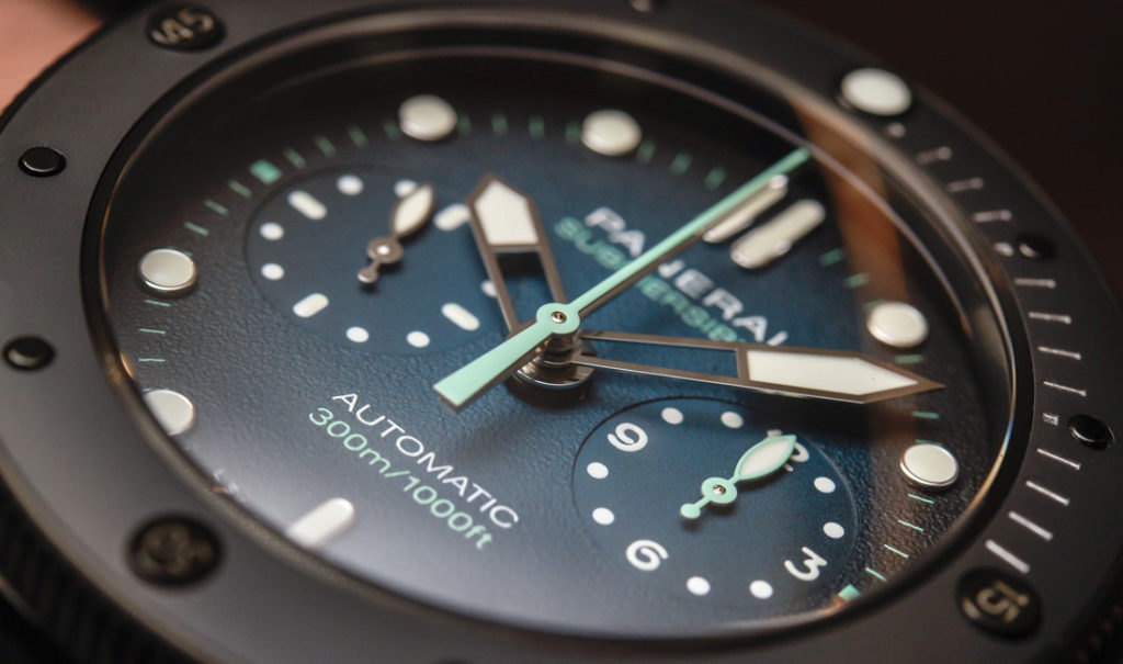 Panerai Guillamne Nery Submersible limited edition dial macro