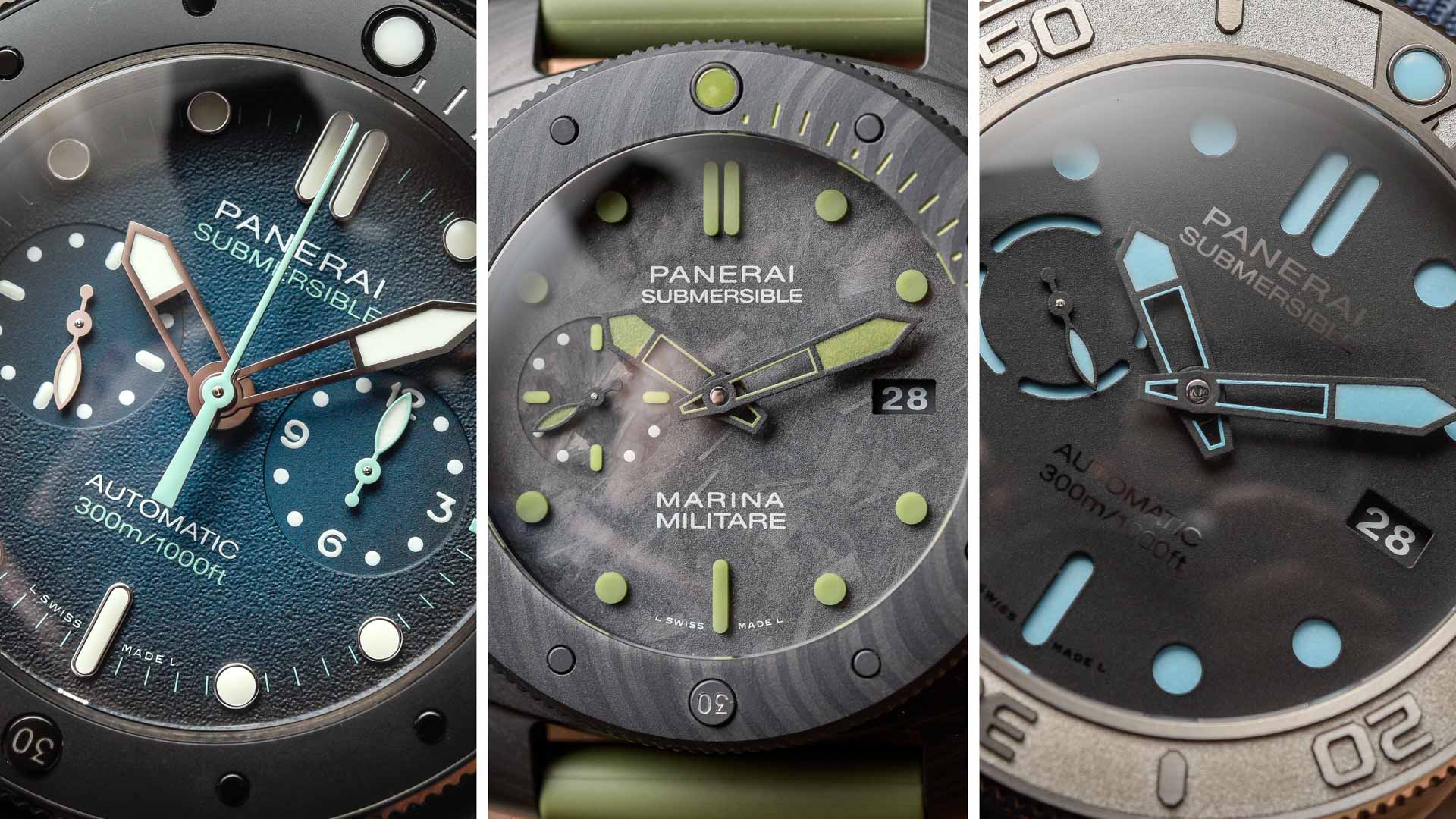 Panerai Submersible PAM983, PAM985 & PAM961 Experience Watches Hands-On