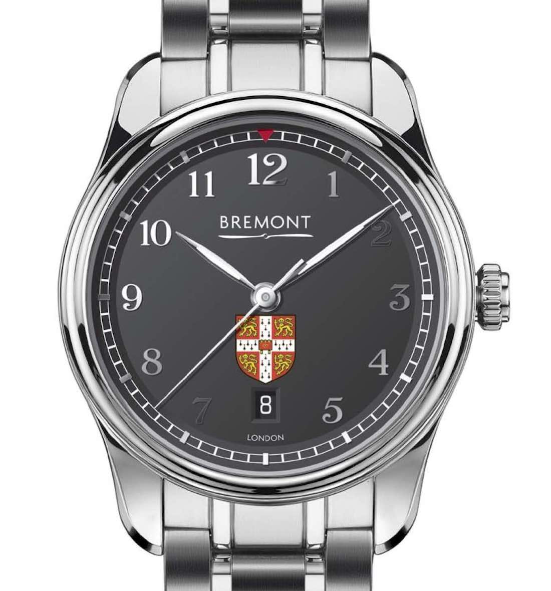 University-Of-Cambridge-Bremont-Airco-Mach-2-Watch-Steel-Bracelet-Black-Dial