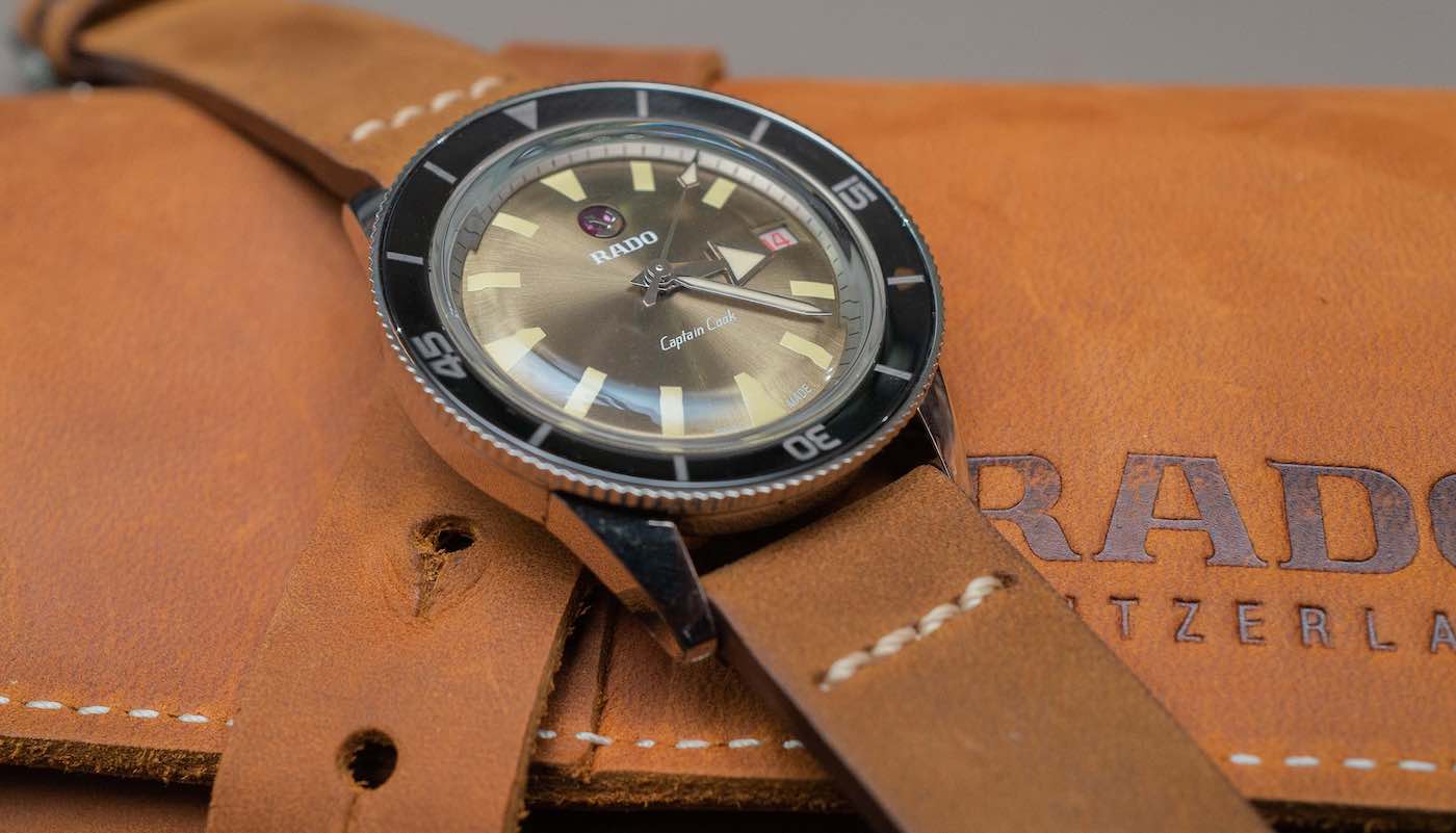 Rado Captain Cook 37mm bronze patina dial