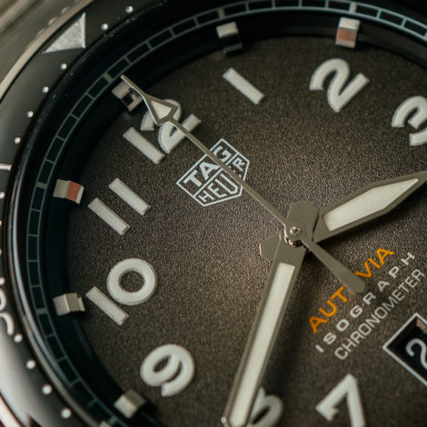 TAG Heuer Autavia Isograph dial close-up