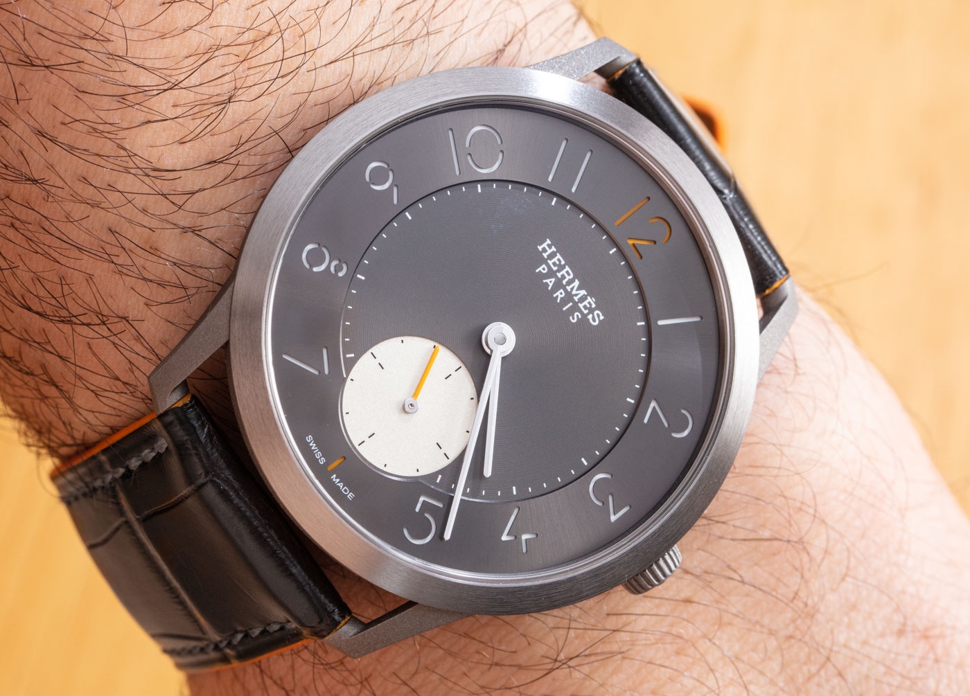 Hermes Slim d'Hermès Titane Watch 