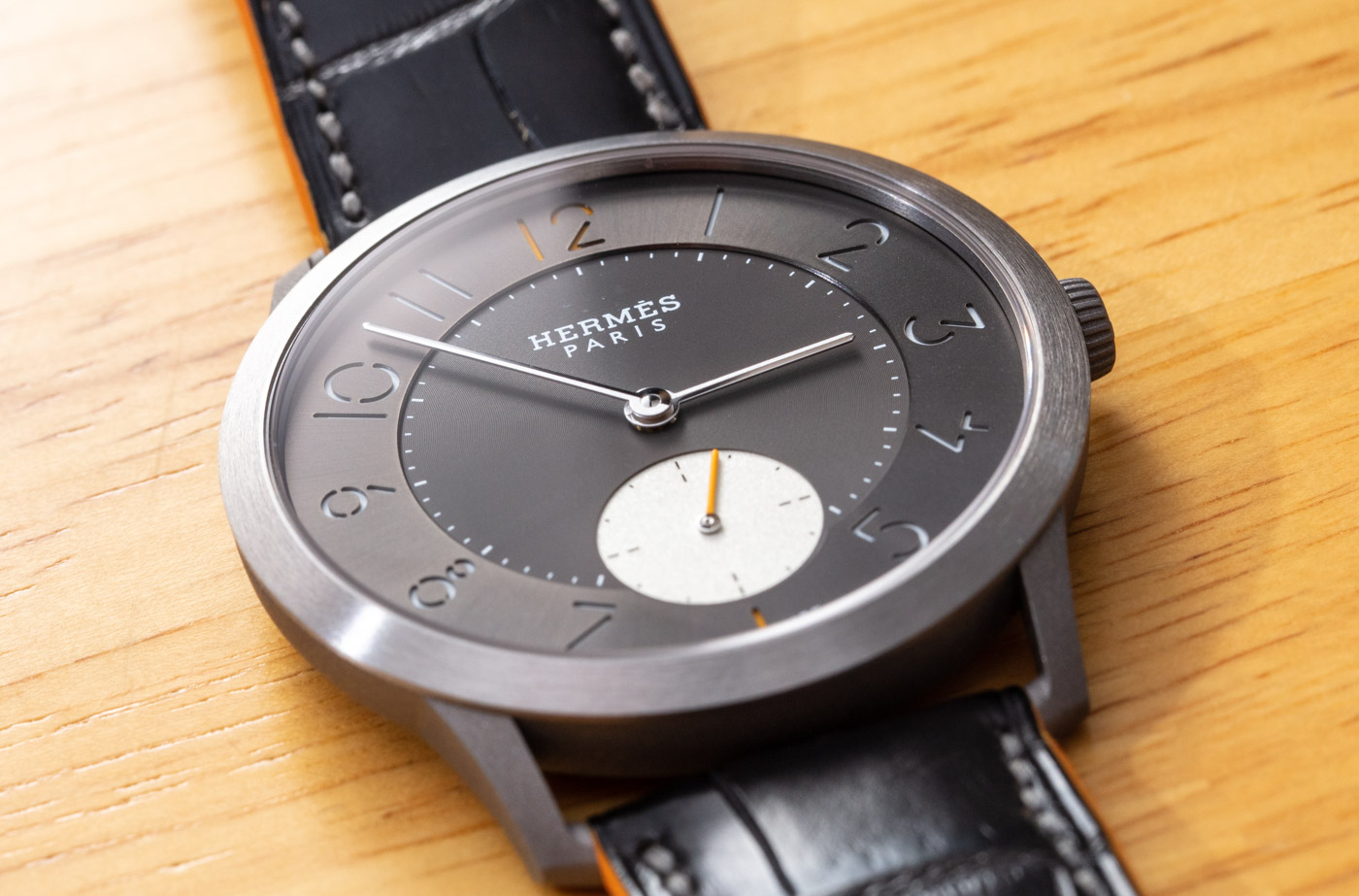 Hermes Slim d'Hermès Titane Watch 