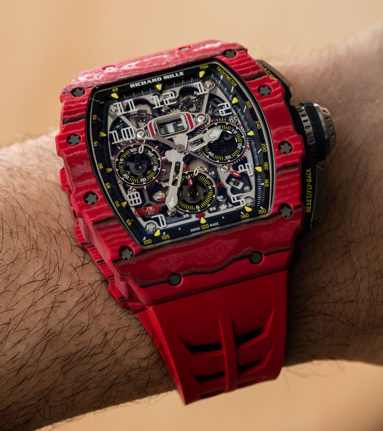 Richard Mille RM 11-03 Automatic Flyback Chronograph Red Quartz FQ TPT