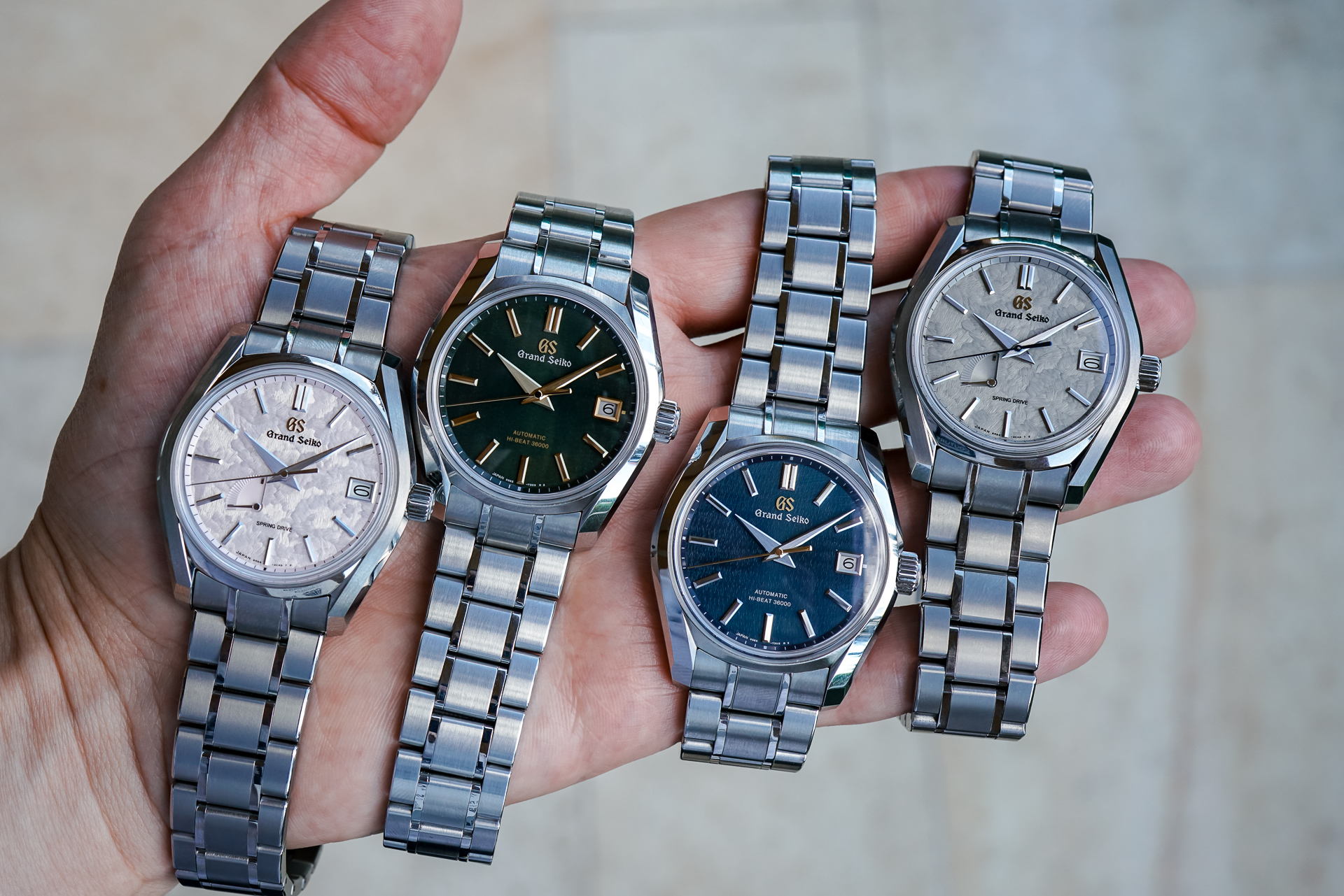 Grand Seiko USA-Exclusive 'Seasons' Collection Watches Hands-On |  aBlogtoWatch