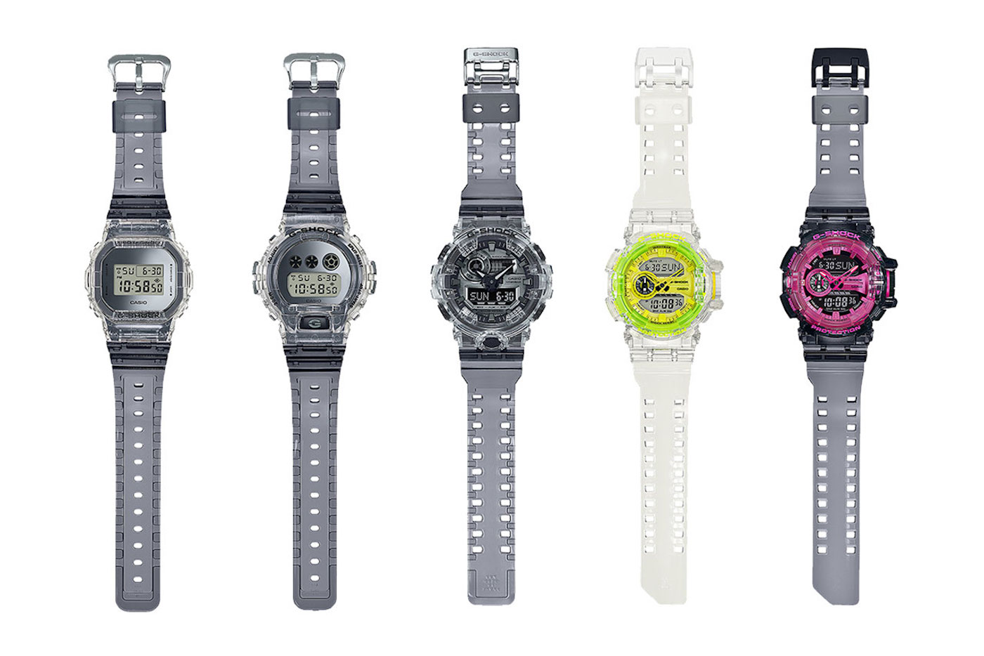Casio-G-Clear-Skeleton-Series-Watches