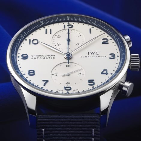 IWC-Schaffhausen-Portugieser-Chronograph-Watch-Joins-Bucherer-Blue-Series