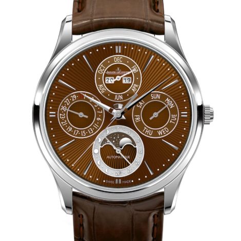 JAEGER-LECOULTRE Master UItra Thin Perpetual Enamel Chestnut