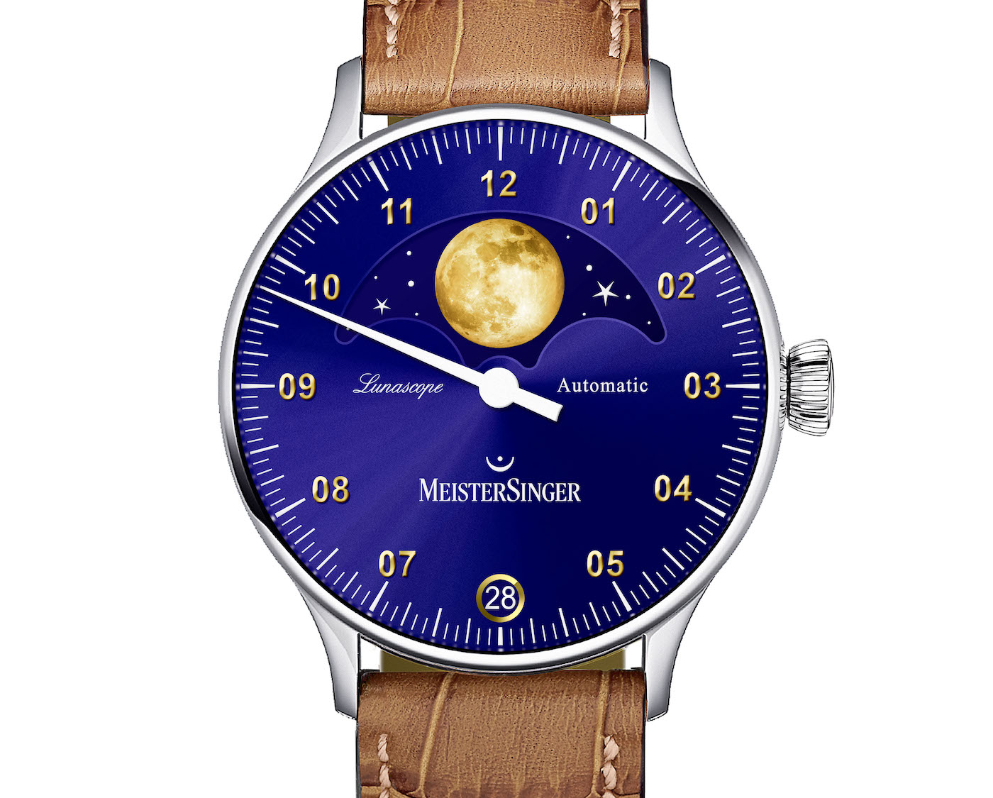 MeisterSinger-Lunascope-Gold-Watch