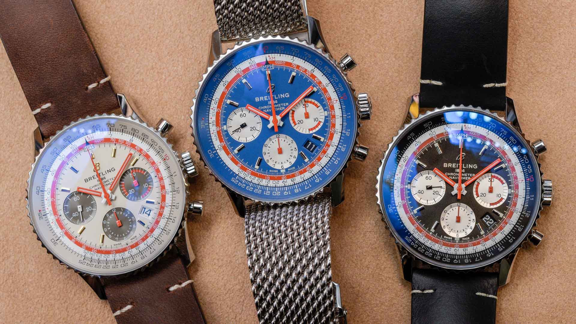 Hands-On: The Breitling Navitimer B01 Chronograph 43 TWA, PAN-AM, & Swissair ‘Capsule Collection’ Watches