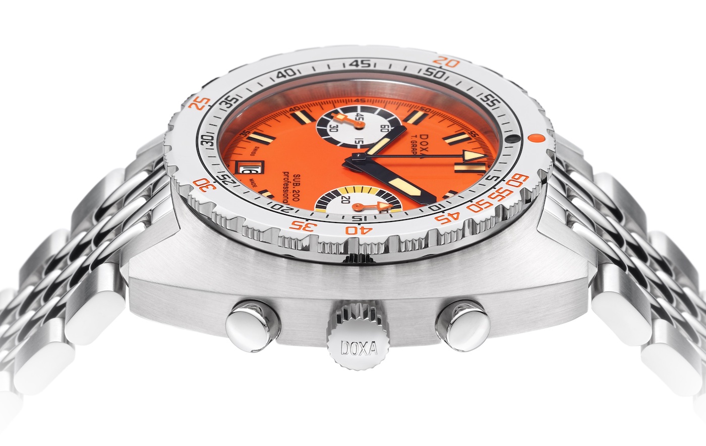 Doxa-Sub-200-T-Graph-Watch-In-Stainless-Steel