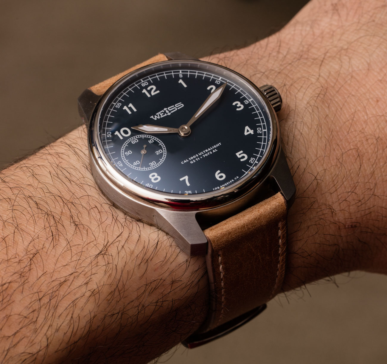 Weiss American Issue Field Watch Ultralight In Titanium And Aluminum Hands-On