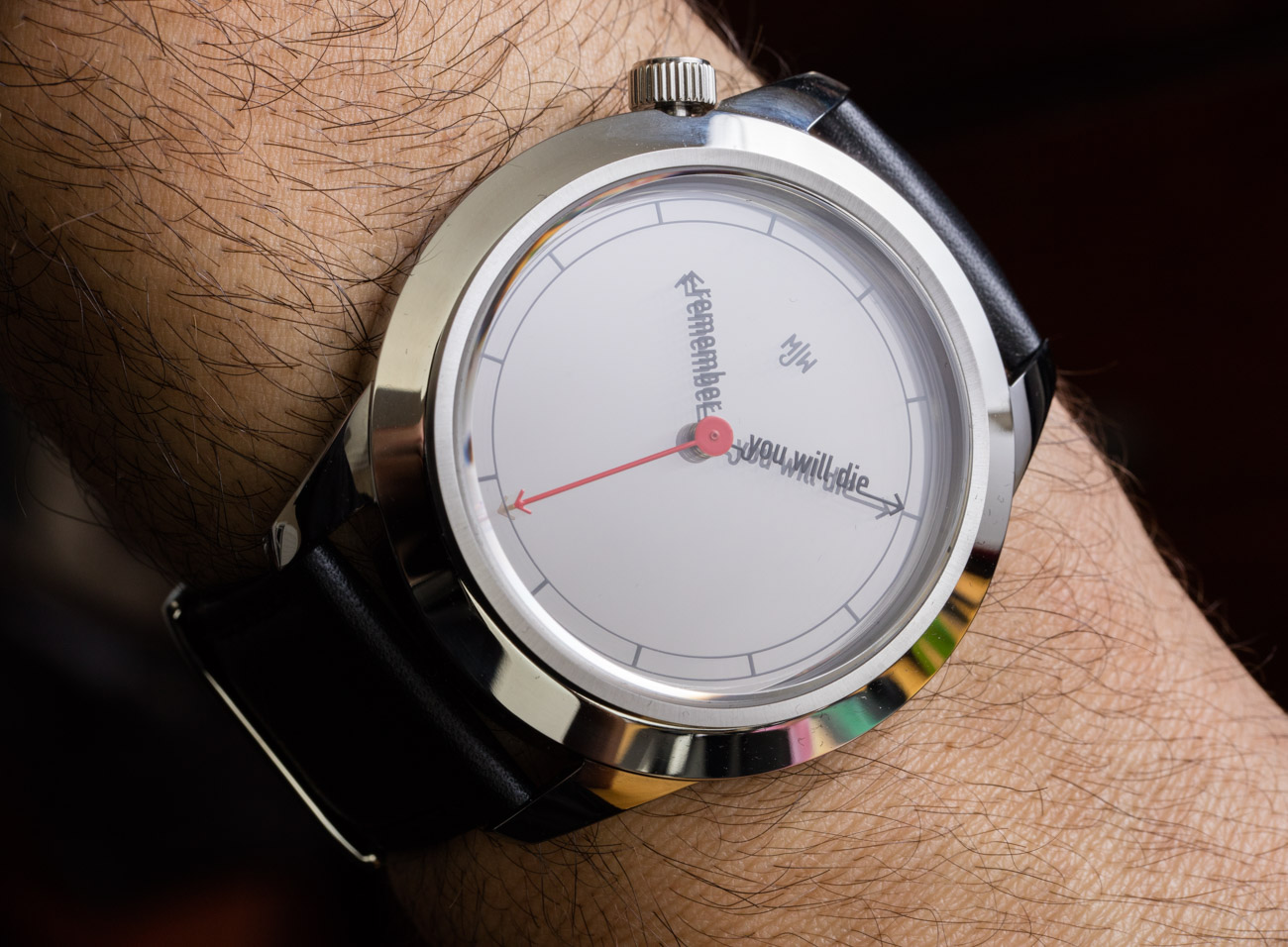 Hands-On: Mr. Jones Watch The Accurate XL With ‘Remember You Will Die’ Hands