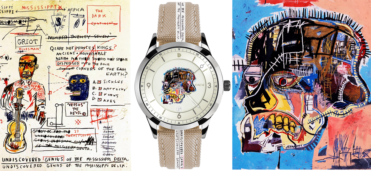Brooklyn-Based DAEM Channels Jean-Michel Basquiat For New Series Of Watch Collaborations