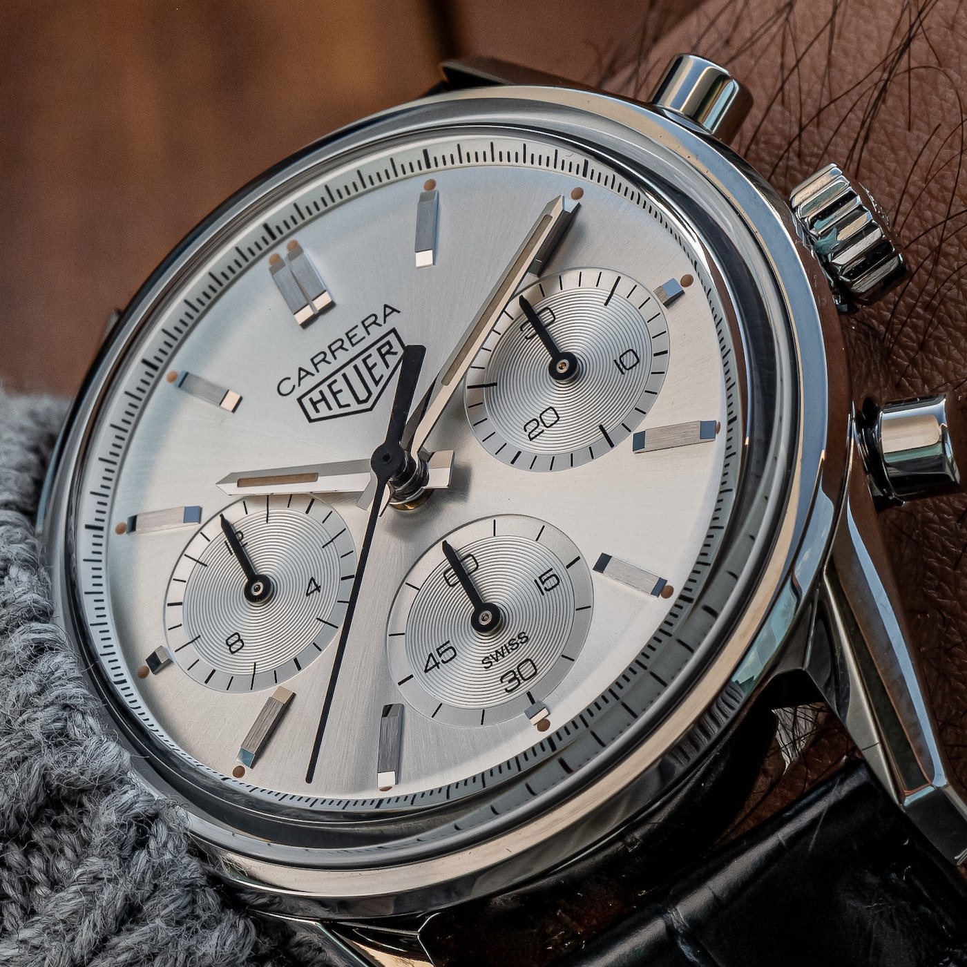 tag heuer carrera 160 years silver 2447s