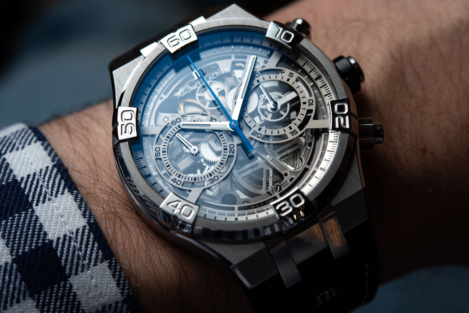 Hands-On: Maurice Lacroix Aikon Chronograph Skeleton Watch