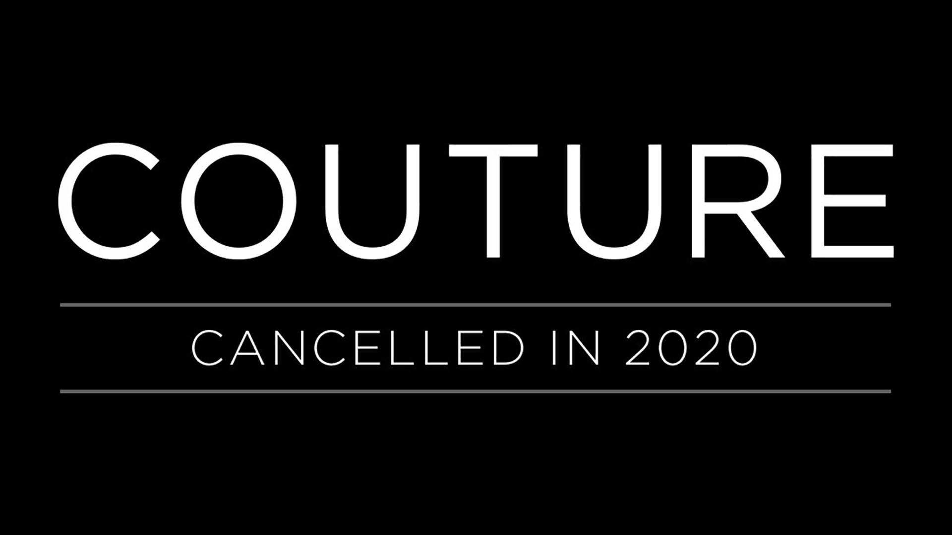 BREAKING NEWS: Couture Las Vegas 2020 Cancelled Due To COVID-19 Pandemic