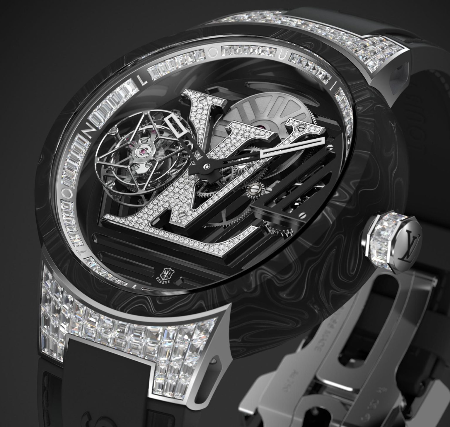 The Louis Vuitton Tambour Curve Flying Tourbillon Is A €280,000 Watch ...
