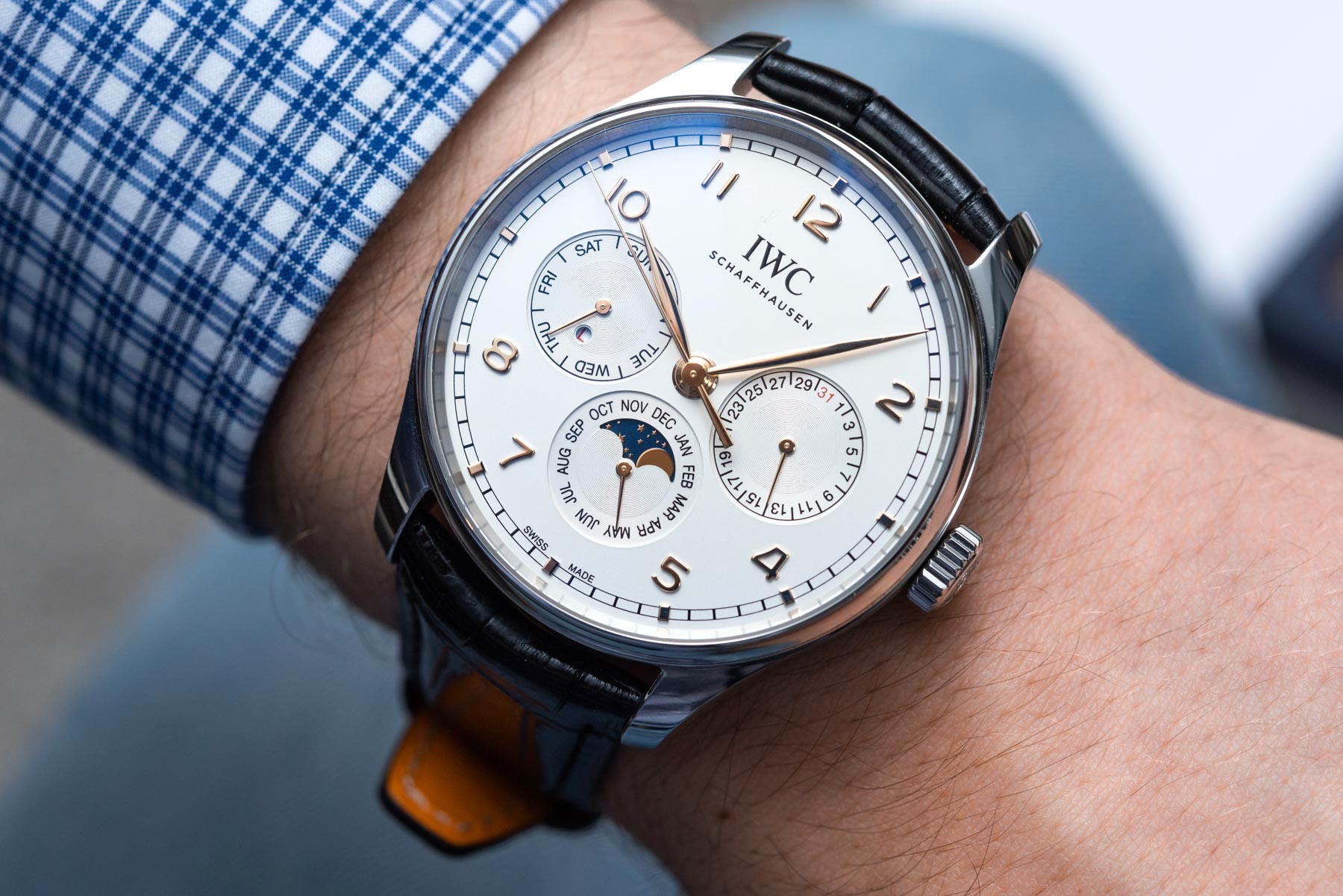 Hands-On Debut: IWC Portugieser Perpetual Calendar 42 Watch Scales Things Down For 2020