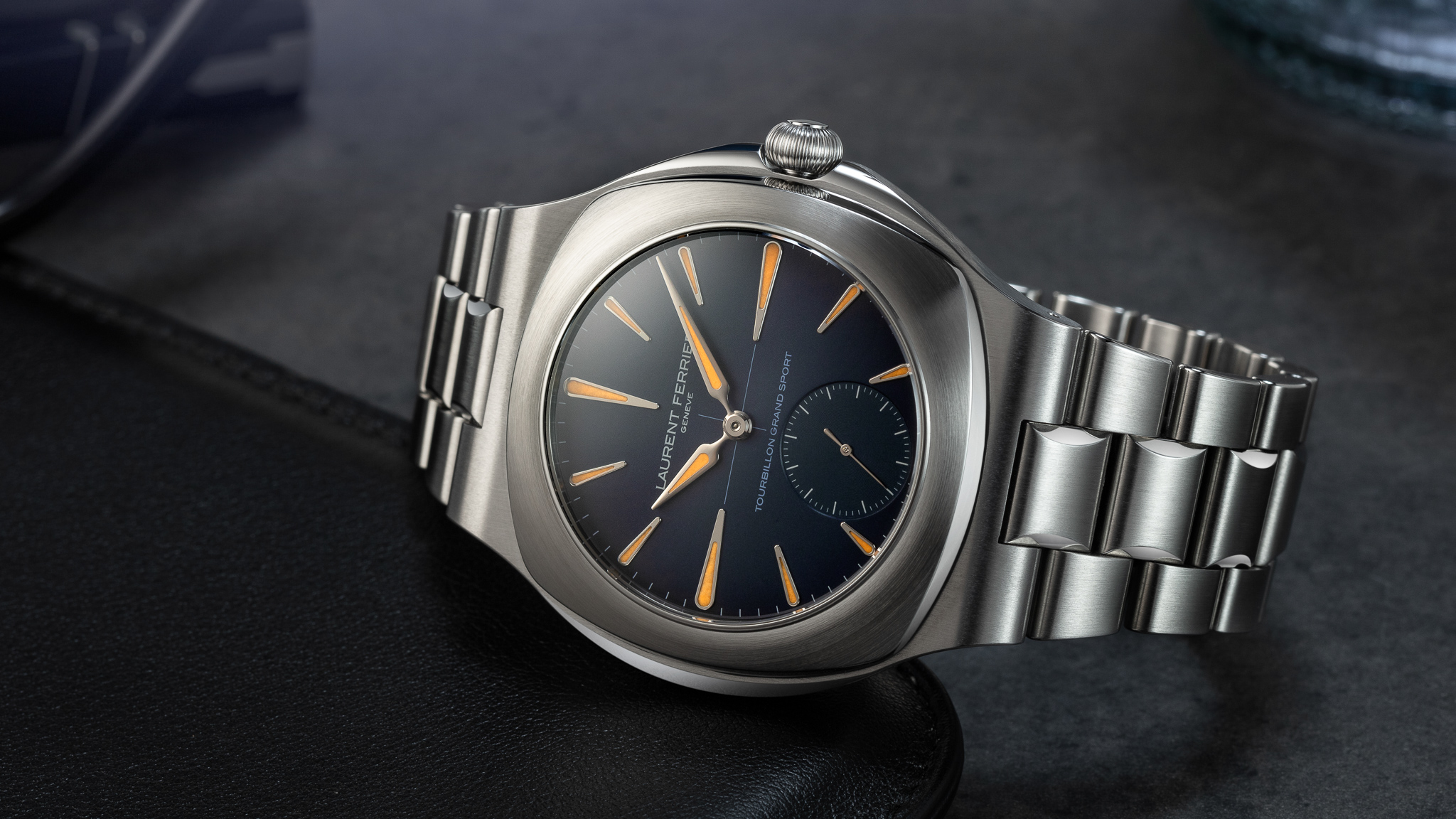 Laurent Ferrier Introduces New Integrated Bracelet To Grand Sport Tourbillon Watch