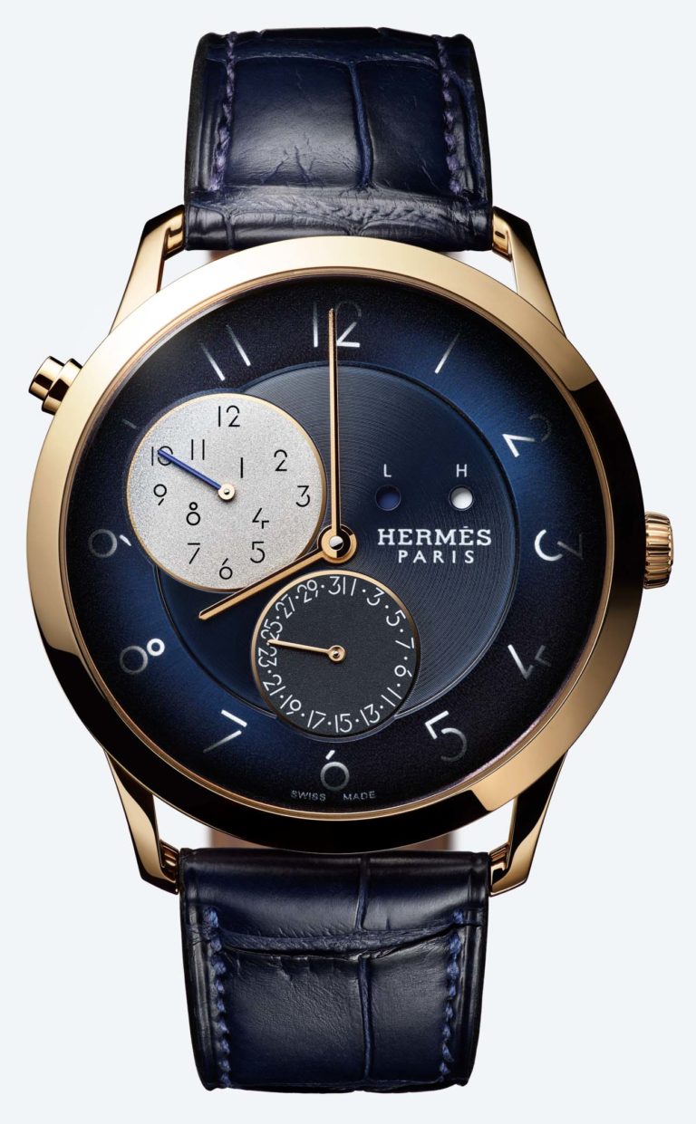 Hermès 'Slim d'Hermès' GMT Watch | aBlogtoWatch