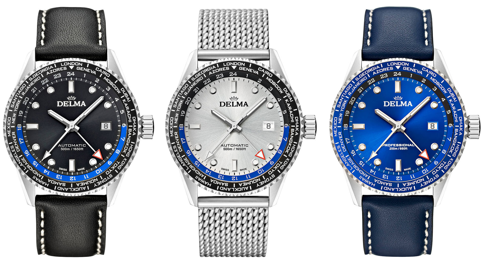 Delma Launches New Cayman Worldtimer Watch