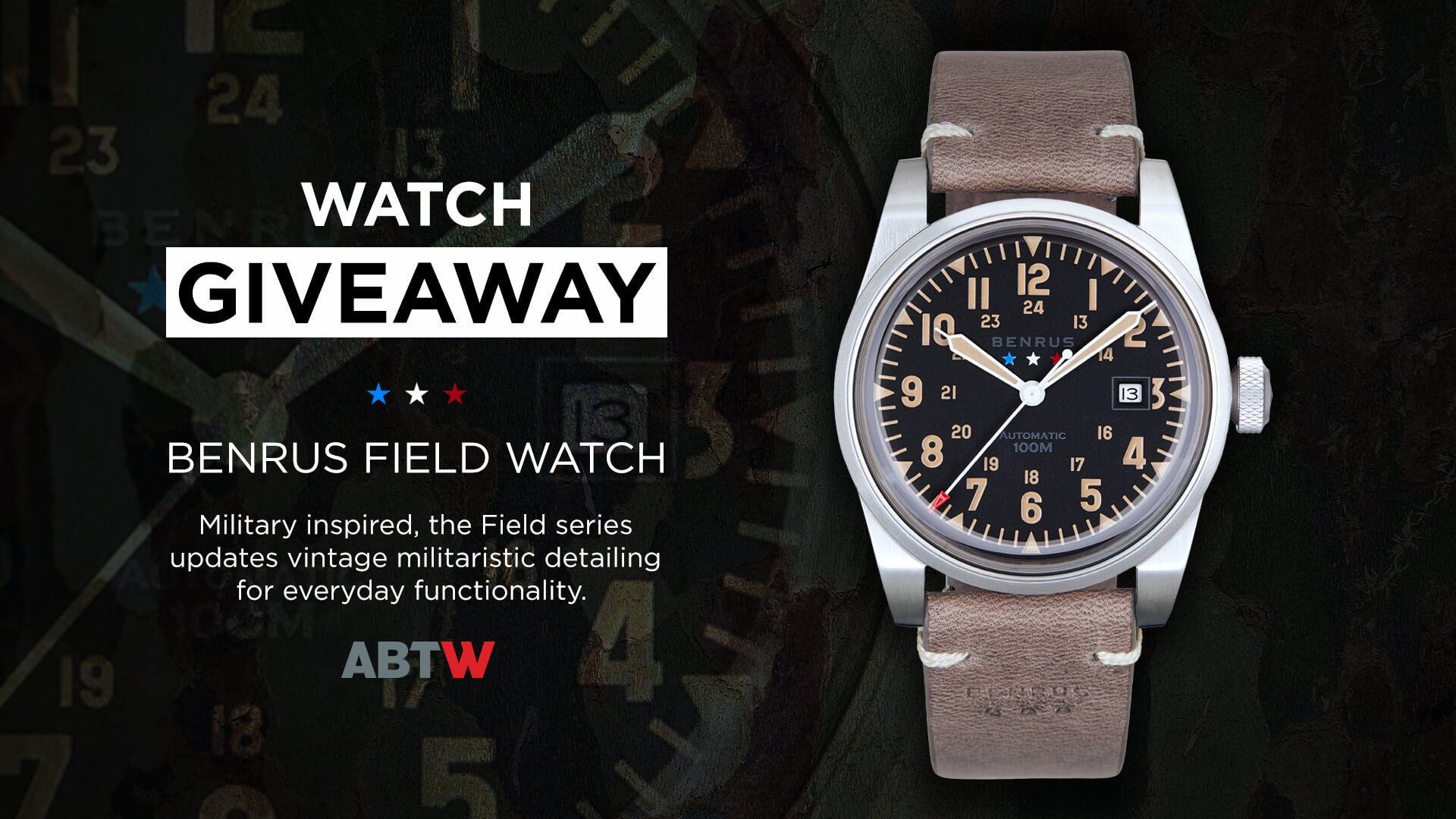 WATCH GIVEAWAY: Benrus Field Watch