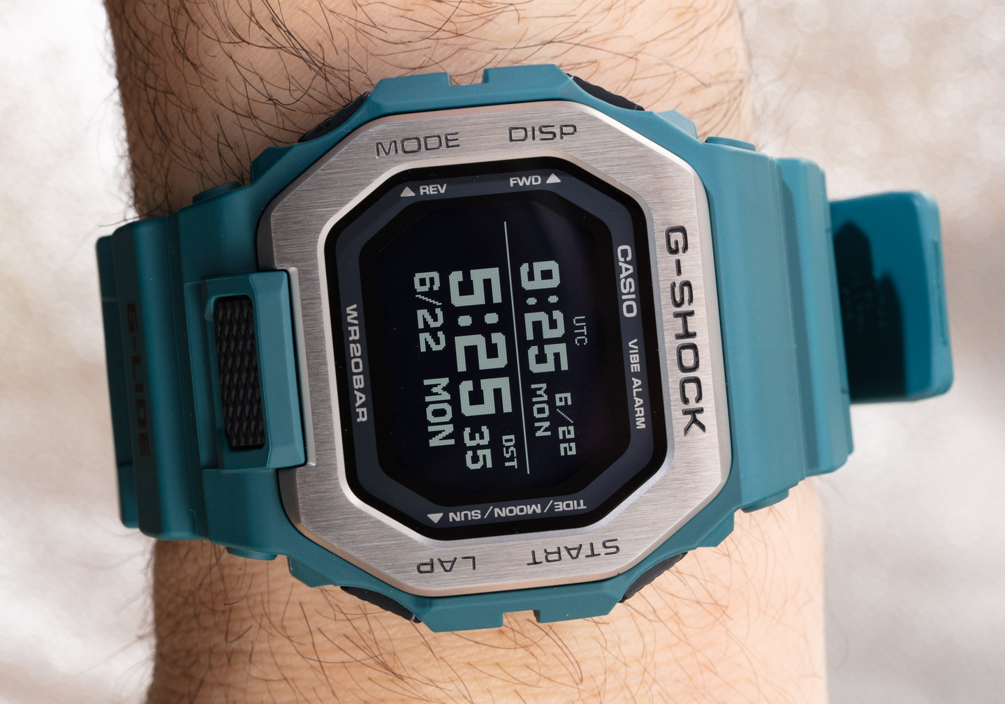 Hands-On: Casio G-Shock G-Lide GBX100-2 Tide Chart Watch 