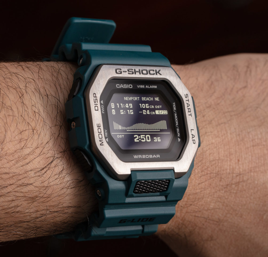 Hands-On: Casio G-Shock G-Lide GBX100-2 Tide Chart Watch | aBlogtoWatch