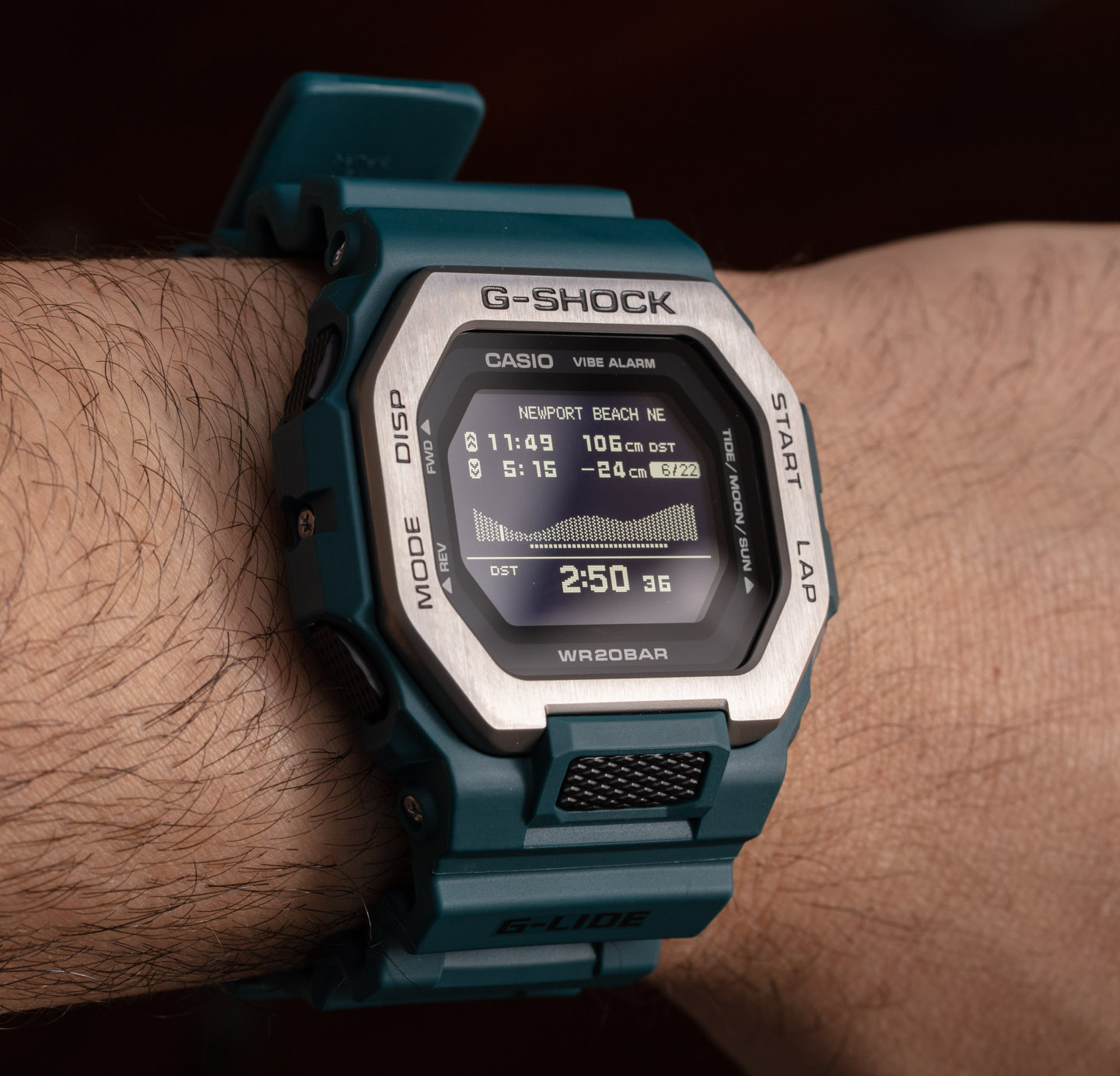 efectivo necesario ponerse en cuclillas Hands-On: Casio G-Shock G-Lide GBX100-2 Tide Chart Watch | aBlogtoWatch