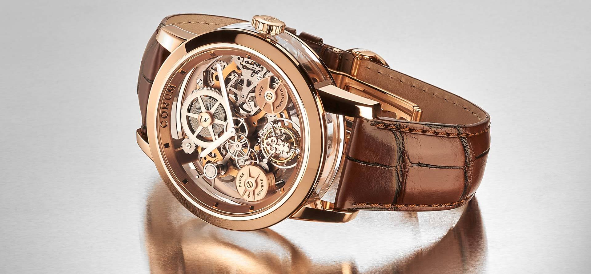 Limited Edition Corum LAB02 Skeleton Watch Comes With Flying Gear Train
