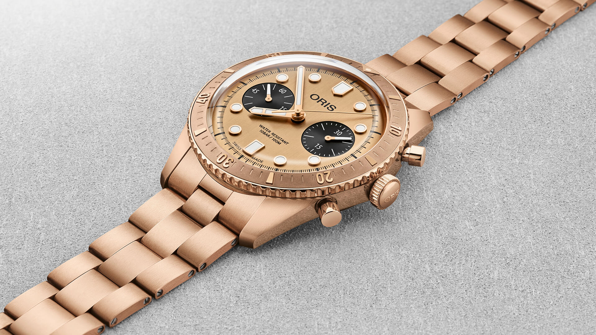Oris Reveals New Limited Hölstein Edition 2020 Chronograph With Solid Bronze Bracelet